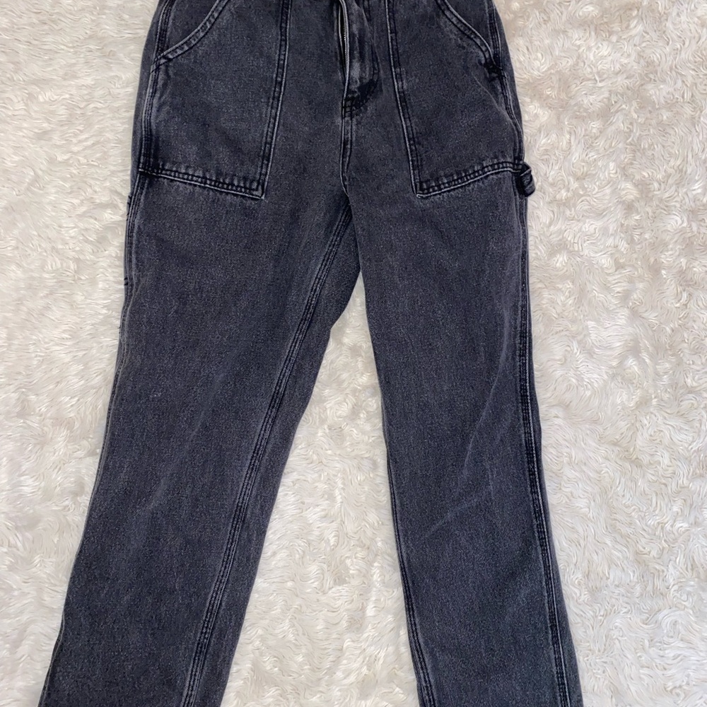 High Rise Black Jeans